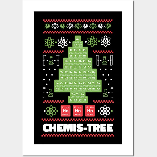 Chemical Christmas Sweater Style Wall Art by jonathanptk